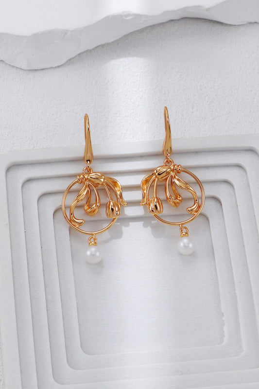 Collection Tulipe｜Boucles d’oreilles perles